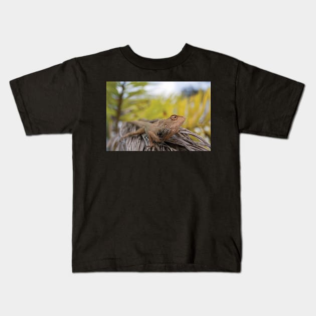 Bearded Dragon - Pulau Pangkor, Malaysia Kids T-Shirt by Kat C.